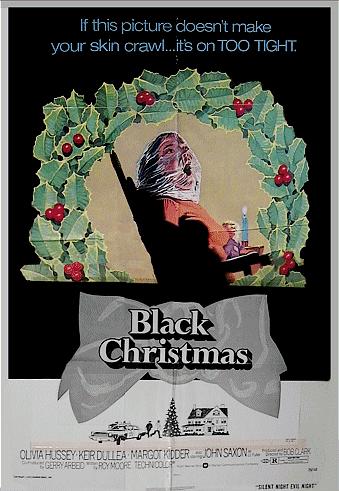 black christmas US cinema poster