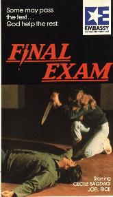 final exam video cover