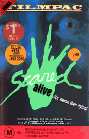 SCARED ALIVE - Australian video cover