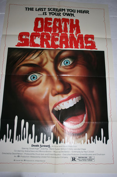DEATH SCREAMS poster!
