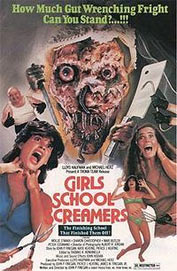 GIRLS SCHOOL SCREAMERS US theatrical poster