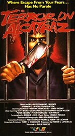 TERROR ON ALCATRAZ VHS cover