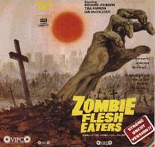 Fulci's ZOMBIE FLESH EATERS was released in a 'STRONG UNCUT' version and soon joined the banned list