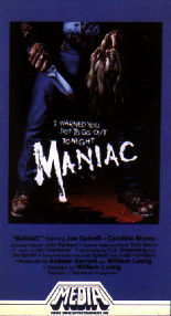 MANIAC (US Media tape