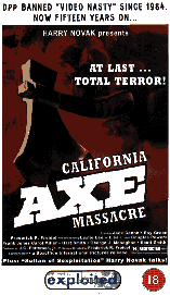 CALIFORNIA AXE MASSACRE- UK re-release 'exploited' label
