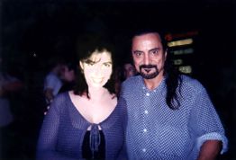 The blue iris and Tom Savini finally meet!