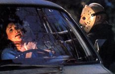 No article on slasher movies is complete without a picture of Dana Kimmell being assaulted by Jason Voorhees!