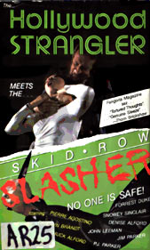 THE HOLLYWOOD STRANGLER MEETS THE SKID ROW SLASHER - US PRC video cover