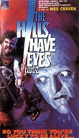 THE HILLS HAVE EYES PART 2 - UK VHS pre-cert cover