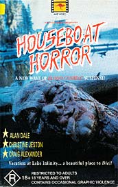 HOUSEBOAT HORROR - Australian VHS cover