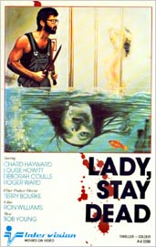 LADY STAY DEAD - UK pre-cert cover