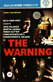THE WARNING: rare UK video cover