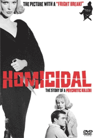HOMICIDAL - DVD artwork