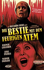 IGUANA WITH THE TONGUE OF FIRE German DVD cover