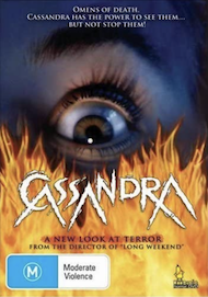 Australian VHS artwork for CASSANDRA