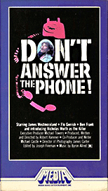 DON'T ANSWER THE PHONE US VHS coverr