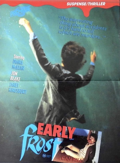 EARLY FROST Australian video release poster