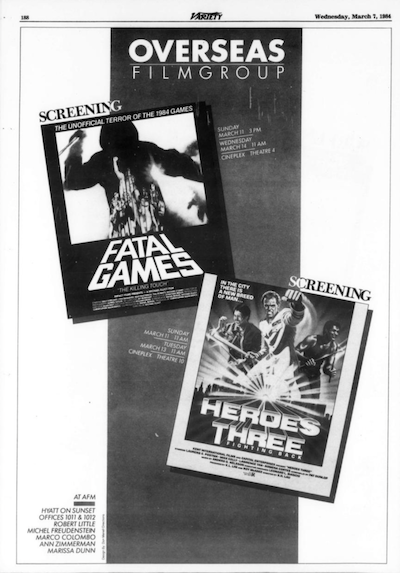 FATAL GAMES (1984)