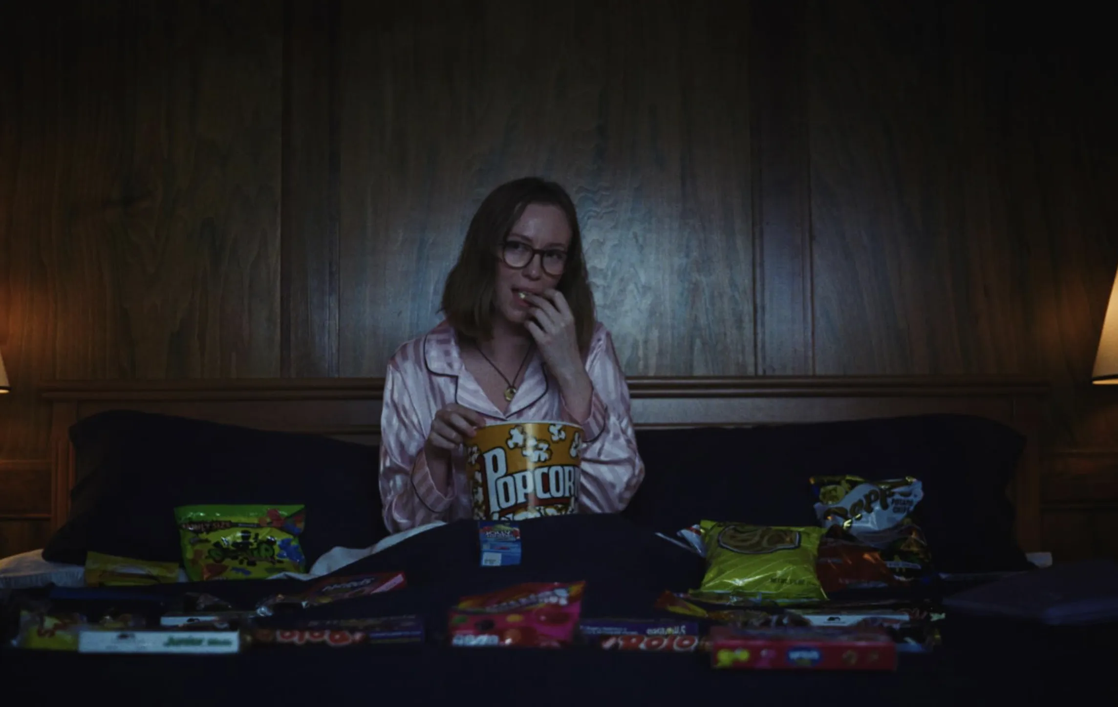 Hanah Einbinder as the conflicted director of the reboot in TEENAGE SEX AND DEATH AT CAMP MIASMA (2026)