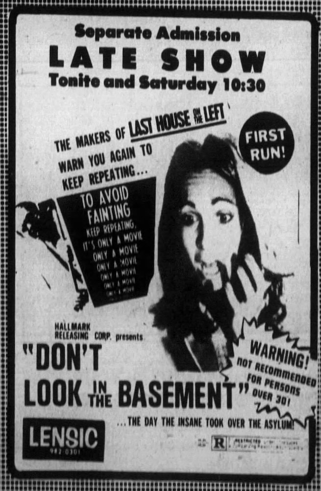The film was released under its better known title by a company who had released the notorious LAST HOUSE ON THE LEFT.