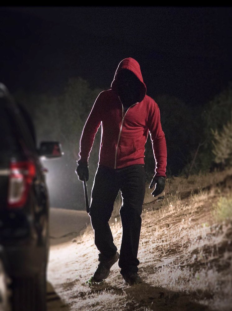 Hoodie horror in KILLER REALITY