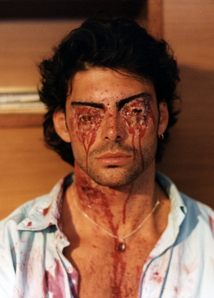 Another victim in Bruno Mattei&apos;s 1994 giallo MADNESS (aka OCCHI SENZA VOLTO)