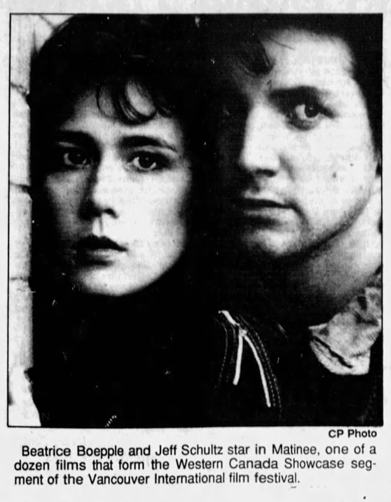 Richard Martin&apos;s MATINEE attracted press interest in Canada