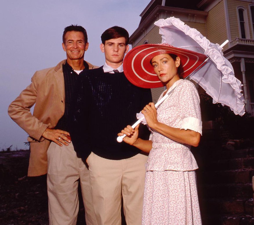 Olivia Hussey plays Norma Bates in the flashback scenes