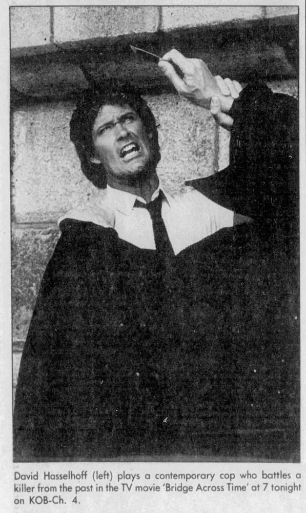 David Hasselhoff battles a freshy ressurected Jack the Ripper in TERROR AT LONDON BRIDGE