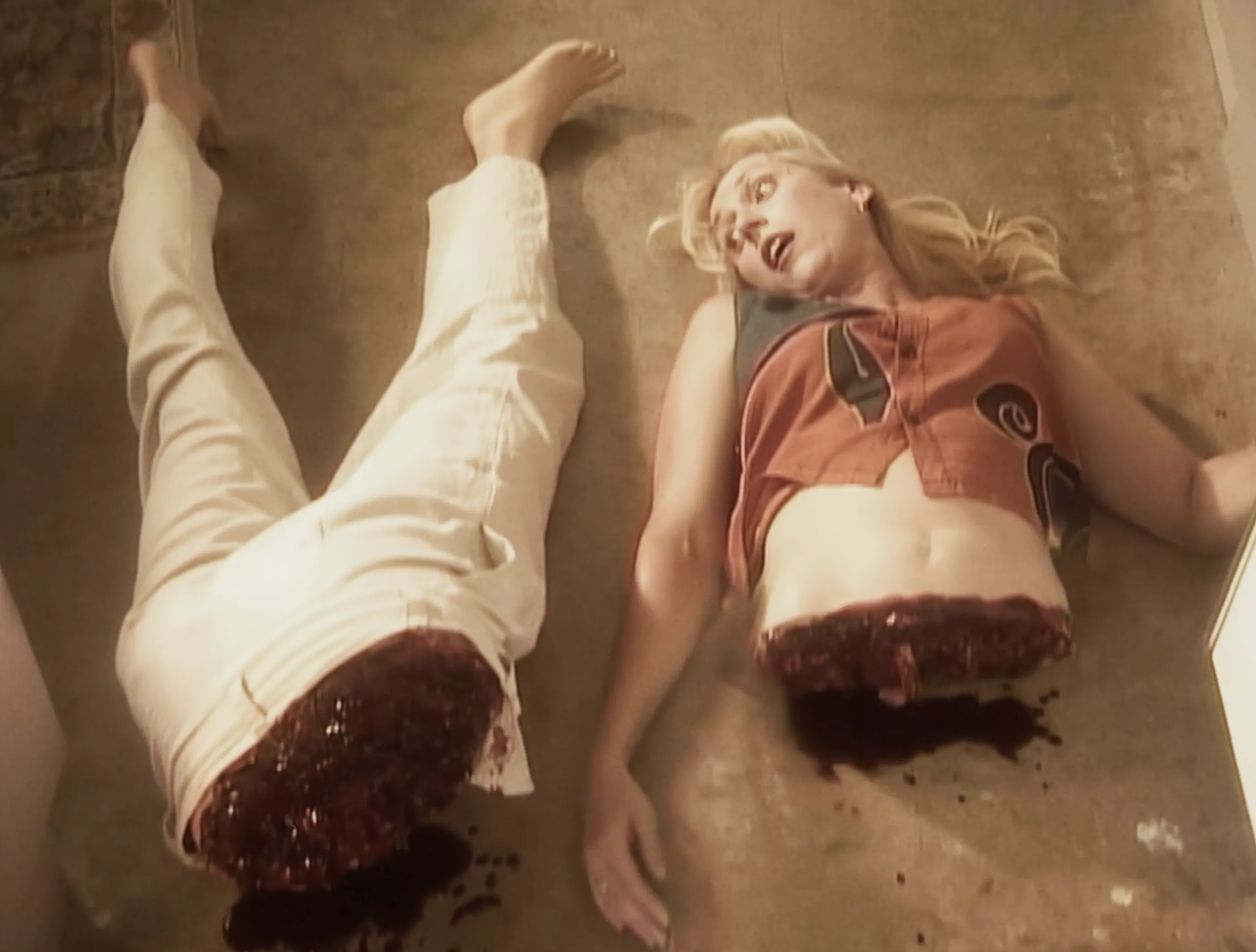 TO BECOME ONE, to its credit, has a few decent gore gags.